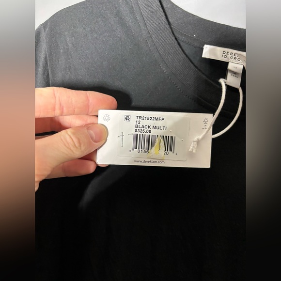 10 Crosby by Derek Lam Hudson Mixed Media Shirt Dress Womens Size 12 - Picture 4 of 5